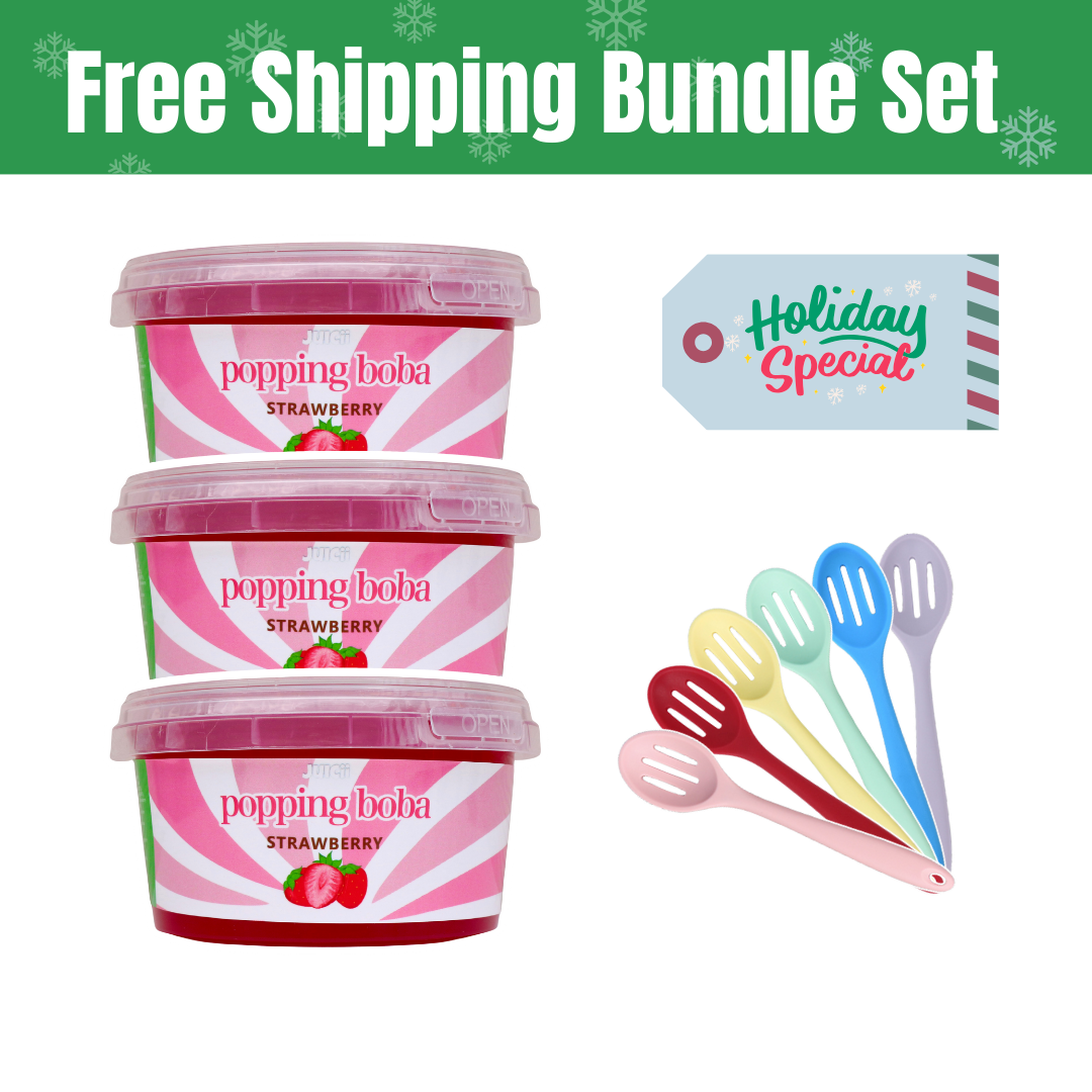[Free Shipping] 🍓Strawberry Popping Boba Share Pack - 1lb*3